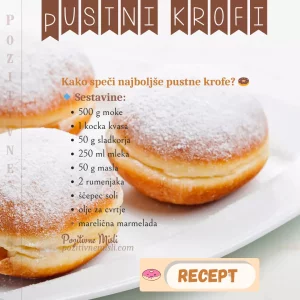 Pustni krofi - Recept