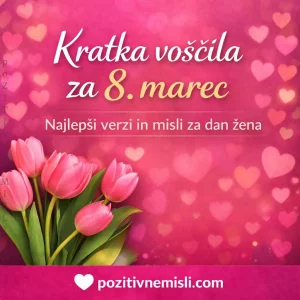 Kratka voščila za 8. marec – najlepše misli in verzi za dan žena