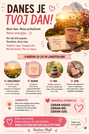 Kako ustvariti lepši, mirnejši in bolj izpolnjen vsakdan